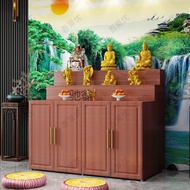 HY/💯b7Altar Buddha Shrine Altar Buddha Cabinet Buddha Niche Modern Economical Incense Table against the Wall Large Now M