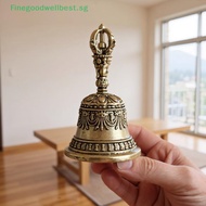 FBSG Retro Copper Bell Wind Chimes Brass Crafts Die-casting Falling Wind Chimes Tibetan Bronze Bell 