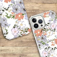 iPhone 13全系列 軍規防摔皮套-芬芳花卉