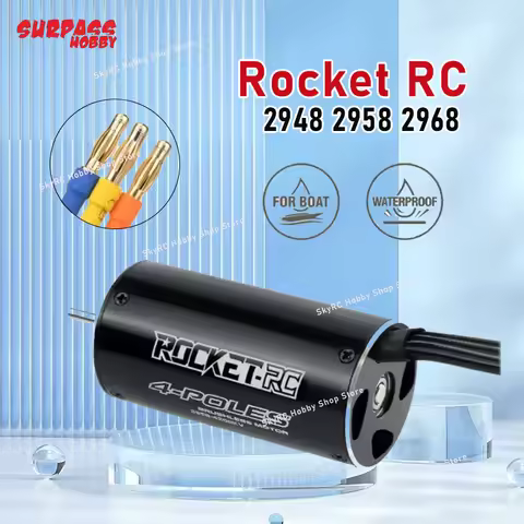 Surpass Hobby Rocket RC 2948 2958 2968 Brushless Motor for RC Electric Boat Motor Traxxas Feilun Fis