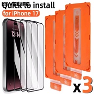 For iPhone 17 Screen Protector Full Coverage HD Clear, Anti-Scratch Tempered Glass with Easy Install