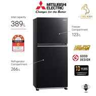 Mitsubishi 2-Door Top Freezer Neuro Inverter Refrigerator Fridge MR-FX43EN (389L) PETI SEJUK