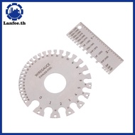 NFE 0-36 Round AWG SWG Wire Gauge Thiness Ruler Gauge Diameter Stainless Steel Measurer Tool Welding