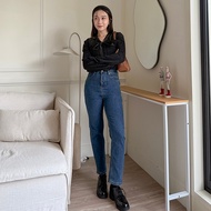 [HARPER] Neat Tailored Straight Jeans | Leg Pants [PND75402J]