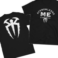 WWE ROMAN REIGNS ACKNOWLEDGE ME Unisex T-Shirt Cool Handsome Spider Print Casual Fashion