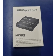 USB Audio Video Capture Card Mini HDMI to USB 2.0 Acquisition Card Converter PS4 Game Camera