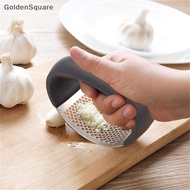 GG Garlic Press Crusher Roer, Garlic Press Roer Stainless Steel Ginger Crusher Squeezer Mincer Kitch