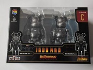 Others - 一番賞Bearbrick賞 MARVEL 漫威無限傳奇 鋼鐵人 鐵甲奇俠 BE@RBRICK 匙扣 掛件 吊飾 週邊掛飾 War Machine Mark 3&4 [平行進口]