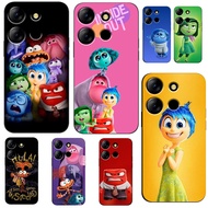 Case For INFINIX NOTE 30i 4G 30VIP Silicon Phone Back Cover black tpu case Inside Out Joy Sadness An