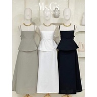 BEACH PERFECT CASUAL TERNO SPAGHETTI STRAP AND LONG SKIRT COORDS CD7