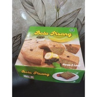Banana sponge cake box size 19.5x19.5x6.5 contents 50 pcs