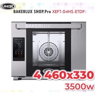 UNOX BAKERLUX SHOP.Pro Arianna XEFT-04HS-ETDP Convection Oven 460x330 Touch Double Glass Door 2 Reversing Gear Fan Speed