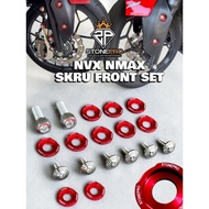 STONEPRO NVX V1 V2 V3 NMAX V1 V2 V3 SKRU SET CALIPER + MUDGUARD SKRU + SPEEDOMETER ABS SKRU