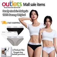 ck Women's Underwear 3 Pack Pure Cotton Material Women's Triangle Panties Bikini Women's Panties