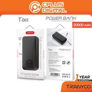 Tranyoo T-D04 10,000mah / T-D05 20,000mah 5V/2A Powerbank with LED Display Power , Lithium Polymer
