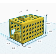 [GIJO] Universal 1/4" Camera Rig Mount Box STL File | Digital 3D Print File | For Ulanzi UURig R075