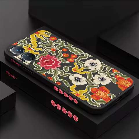 Phone Case For Vivo Y400 5G Y100 Y200 Y72 Y33S Y31 Y29 Y27 Y28 Y53S Y52 Y51 Y39 Y35 Silicone Matte S