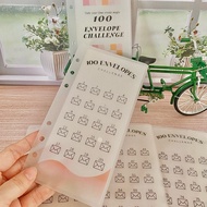 6 pcs Saving A6 Cash Envelope @ 100 Envelope Savings