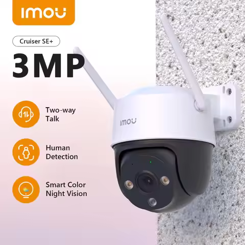 IMOU Cruiser SE+ 3MP/5MP Outdoor PTZ Wi-Fi Camera IP66 Weatherproof Camera Two Way Audio Color Night