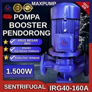 MAXPUMP Pompa Booster Pompa Dorong Transfer 2Hp 3Phase 1.5Inch 1.5Kw Pompa Pendorong Booster Pump