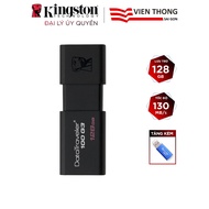 USB 3.0 Kingston DT100G3 128GB upto speed 130MB/s with free micro card reader (random)
