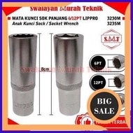 MATA LIPPRO Long Socket Wrench 1/ 2" 10mm Deep Socket Wrench 10 mm CRV 2ZJN23