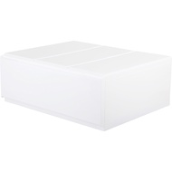 [特價]【好室喵】5號 大寬栗子一層收納盒白50x60x23cm(收納櫃/抽屜櫃)
