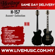 Heritage Ascent+ Collection H-157 Electric Guitar, Ebony