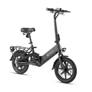 DYU Electric Bike, 350W Motor Folding Electric Bicycles, 36V 7.5Ah Battery, 3 Levels Assist, Dual Di