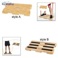 [vsrhkq] Sturdy Wooden Fitness Foot Board Resistance Band Training Platform Professional Home Workou