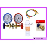 Masuk Gas/ R410 Gas / Aircond Gas / R410a / Aircond Manifold gauge / R410 Full Set Charging Gas/ Meter Gas