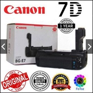BATTERY GRIP BG-E7 FOR CANON 7d  100% Original Canon Brand  NEW SET