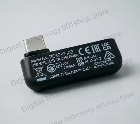 USB-C dongle Receiver for Razer Hammerhead HyperSpeed wireless Earbud for PS version RZ12-038203