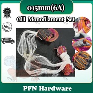 0.15mm(6A) 30md X 30m Gill Monofilament ( Timah Bulatan) Fishing Net Set with Float Fish Trap Fishin