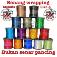 Metallic rod wrapping thread size A - custom rod thread - thread for wrap guideRing