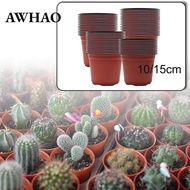 [AWHAO] 100x Small  Plant Pot Sturdy Lightweight Plant Container Seedling Planters for Desktop Bedro