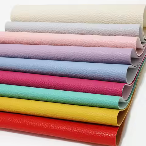 21CM*29CM A4 Size 1.0MM Litchi PU Leather Faux Lichee PU Leather Sheet Fabric DIY Crafts