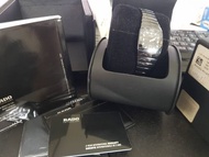 福利品箱子不佳 主機全新RADO R13798152 辛特拉黑色陶瓷中性手錶