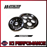 Honda B-series-P.Steering/Alternator(2pcs)-Works Light Weight Crank Pulley