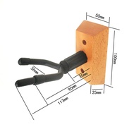 Violin Hook Violin Wall-Mounted Violin Wall Hook Wooden Base Violin Stand Can Hang Violin Bow