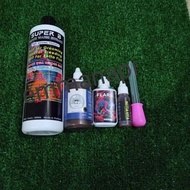 🔥set jimat 4 in 1👍super B + aog +flare +betta vita🎁penyedut kutu air 5ml🎁