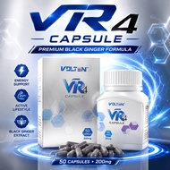 HQ Original Volten VR4 Capsule 50 Capsules | Premium Black Ginger Extract | Daily Energy & Men Welln