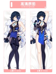 [Pndq] เกม Genshin Impact Dakimakuraอะนิเมะ Kamisato Ayaka ปกหมอนกอดปรับแต่งเองปลอกหมอนเตียงยาว