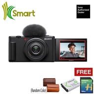 Sony ZV-1F zv1f Vlogging Camera + Homan 64GB + Extra BX1 Battery + Case (Sony Malaysia 24 Month Warr