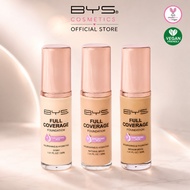 BYS Cosmetics Full Coverage Foundation 30 ml. (3 Tones) The Covers Excellent Coverage.