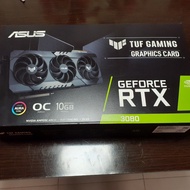 Asus Rtx 3080 Tuf gaming 10g gpu 顯示卡