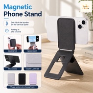 【Agate Design】Magnetic Folding Mobile Phone Holder Stand Self-adhesive Invisible Portable Phone Brac