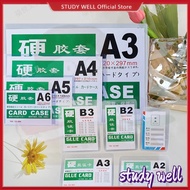 A3 A4 PVC Business License Certificate Protective Cover Document Folder Certificate Holder Menu Hold