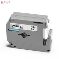 high quality [ HAWT ] P-Touch M231 MK231 M-K231 Black White Label Tape 12mm