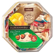 Danson Durianmisu White, Milk, & Dark Almond Coated Chocolate 180g Octagon Container